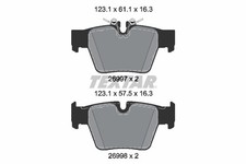 TEXTAR Bremsbelagsatz Scheibenbremse Q+ 2699701 für BMW 5er G60 G90 G68 Touring