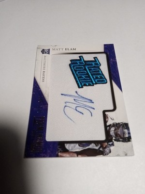 2013 Prominence Matt Elam RC Auto #ed /225! NM+ Condition 