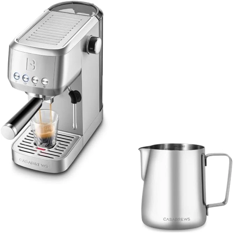 Espresso Maker & Cappuccino Machine with Milk Frother Pitcher