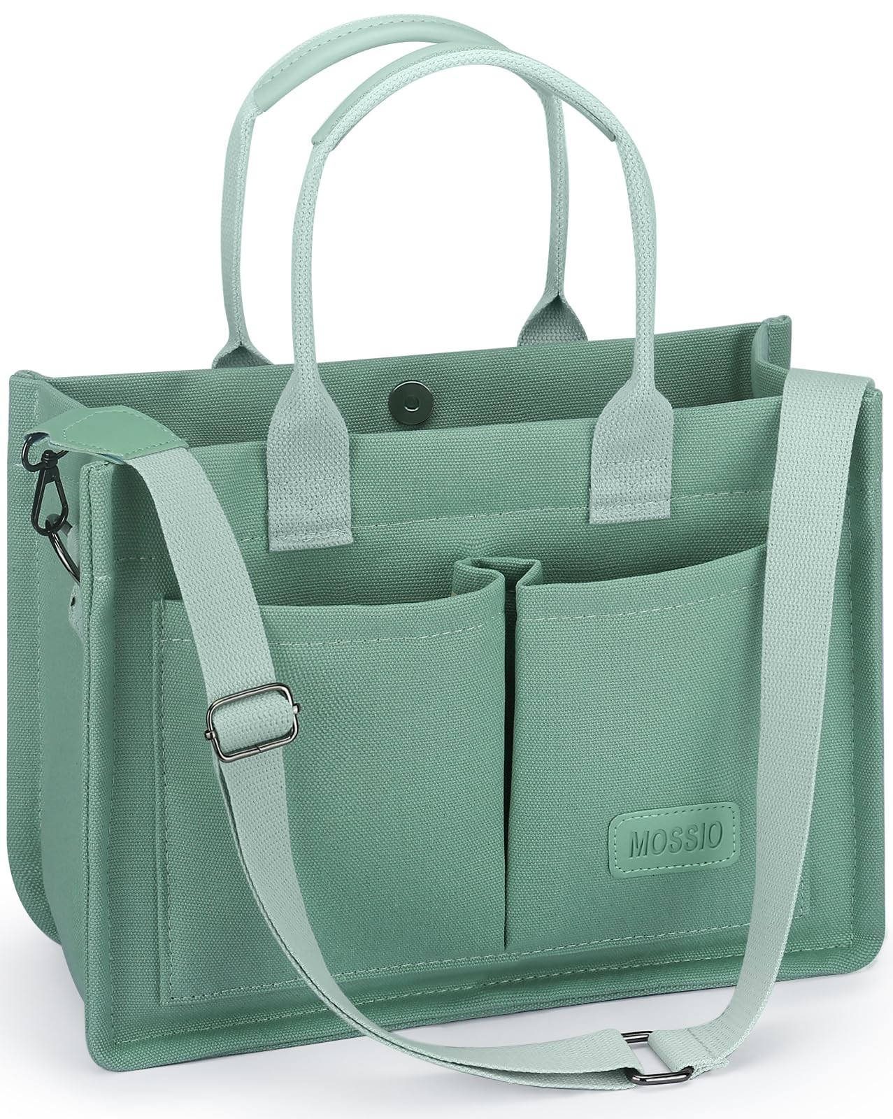 Teacher Nurse Work Tote Bag with Laptop Pocket for Yoga Dance-image