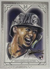 2023 Topps: Canvas Collection Artist Proof /50 Rookie Card — Ezequiel Tovar (RC)