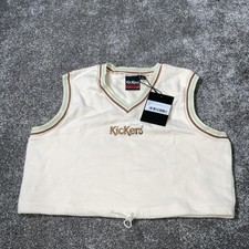 Kickers Women's Cropped Top Vest Size Large New with tags