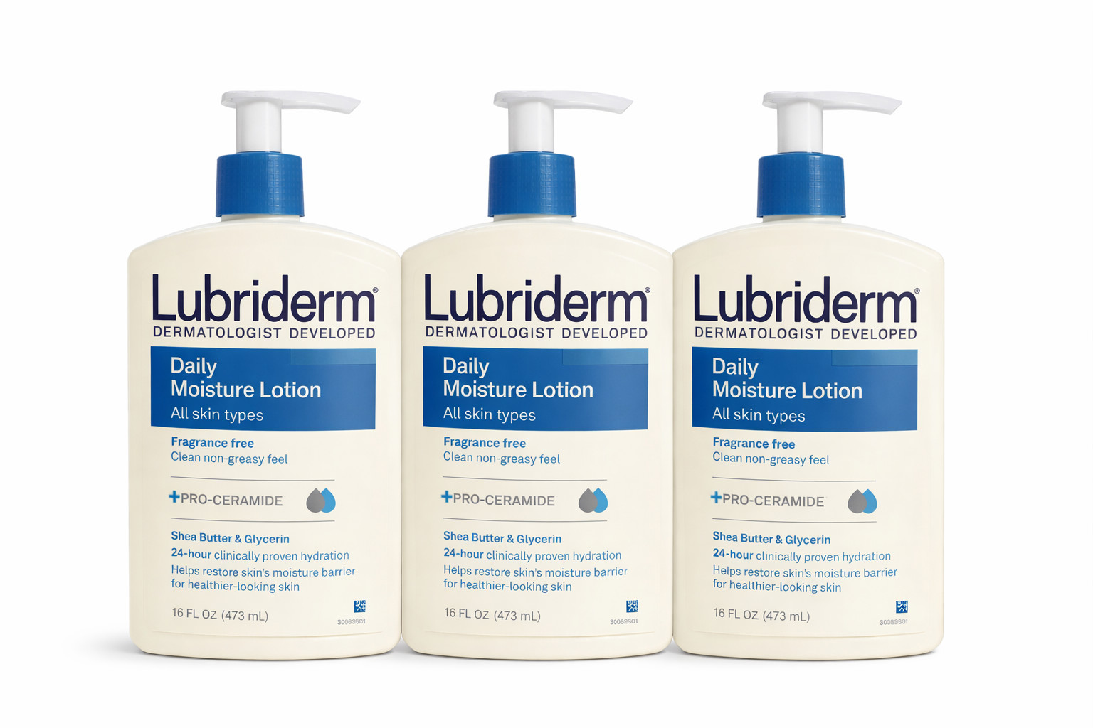 16oz - 3 Pack  All Skin Type & Fragrance Free