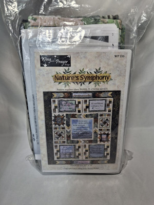 Nature'S Symphony QUILT KIT FABRIC Panel Timeless Treasures By Wing and a Prayer