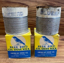 Perfection Burner Wick Oil Cook Stoves Water Heaters Blue Bird Lot New Lorain