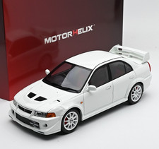 MOTORHELIX 1/18 Mitsubishi Lancer Evolution VI EVO 6 (6.5) White Diecast Model