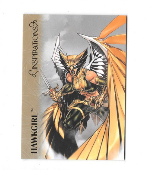 2024-25 UD Inspirations The World of DC Hawkgirl GOLD VARIATION