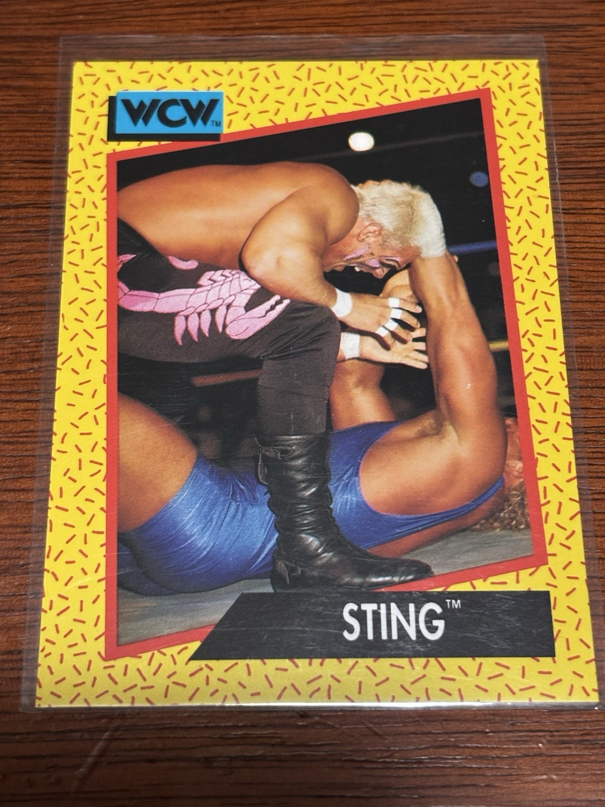 1991 Impel WCW Wrestling #6 Sting Card NWO NWA