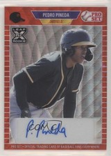 2021 Leaf Pro Set Metal 1989 Red Wave Pedro Pineda #PA-PP1 Auto 4z8