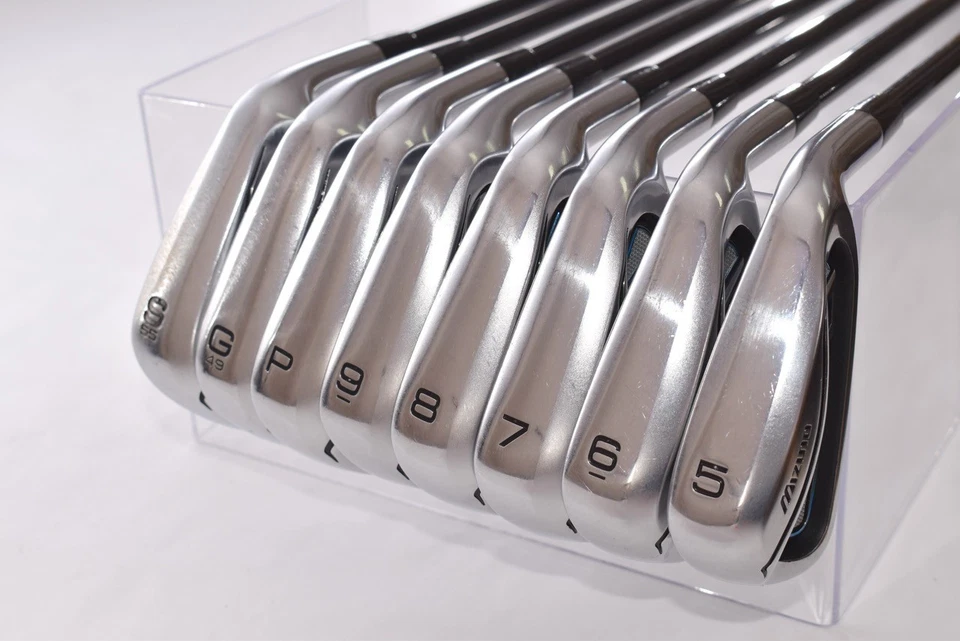 8pcs Mizuno JPX 800 Iron set 5-6-7-8-9-PW-GW-SW Flex SR MI-100 RH Irons - Image 2 of 4