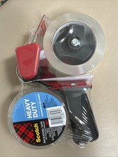 3M Scotch Tape Gun Dispenser with 2 Heavy Duty Roll Packaging Tape 3850