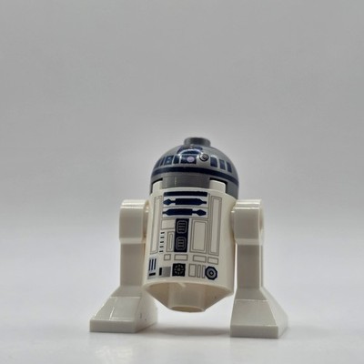 LEGO R2-D2 Minifigure (sw0527) Star Wars Astromech Droid Flat Silver Head R2D2