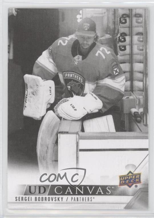 2022-23 Upper Deck Series 2 UD Canvas Black & White Sergei Bobrovsky #C156 11jd