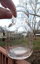BURR DAIRY, CLINTON, CONNECTICUT The People's Choice MILK Cream Half Pint Bottle
