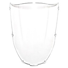 MPW Double Bubble Clear Windshield Screen for Kawasaki ZX-6R Ninja 00-02
