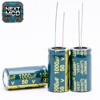 1000uF 50V  6 Stück  Elektrolytkondensator Radial Low ESR -40+105°C 13X25