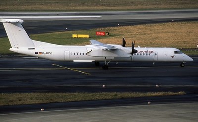 Aircraftslide/Dia Eurowings  DHC-8-402 Q400  D-ABQE   ''not cut''