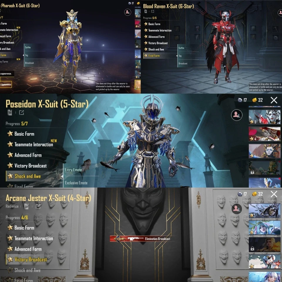 Vendo cuenta móvil Pubg 380Mythic, 87 colección, 110xGunlab, Pharaoh Max CONTACTO M Foto 3 de 4