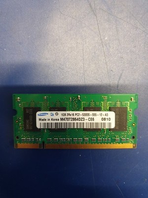 Samsung Arbeitsspeicher (M470T2864DZ3-CE6) PC2-5300 1GB DDR2 667MHz SODIMM