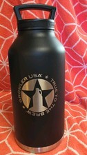 True to The Brew Growler 64 oz Black Stainless Steel Tempercraft usa
