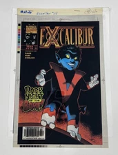 Excalibur 118 Color Separation Films 3M Comic Cover Production Art Transparency