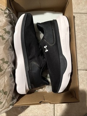 Under Armour HOVR Infinite Pro 2 Black Anthracite Lace-Up Mesh Men s Sneaker