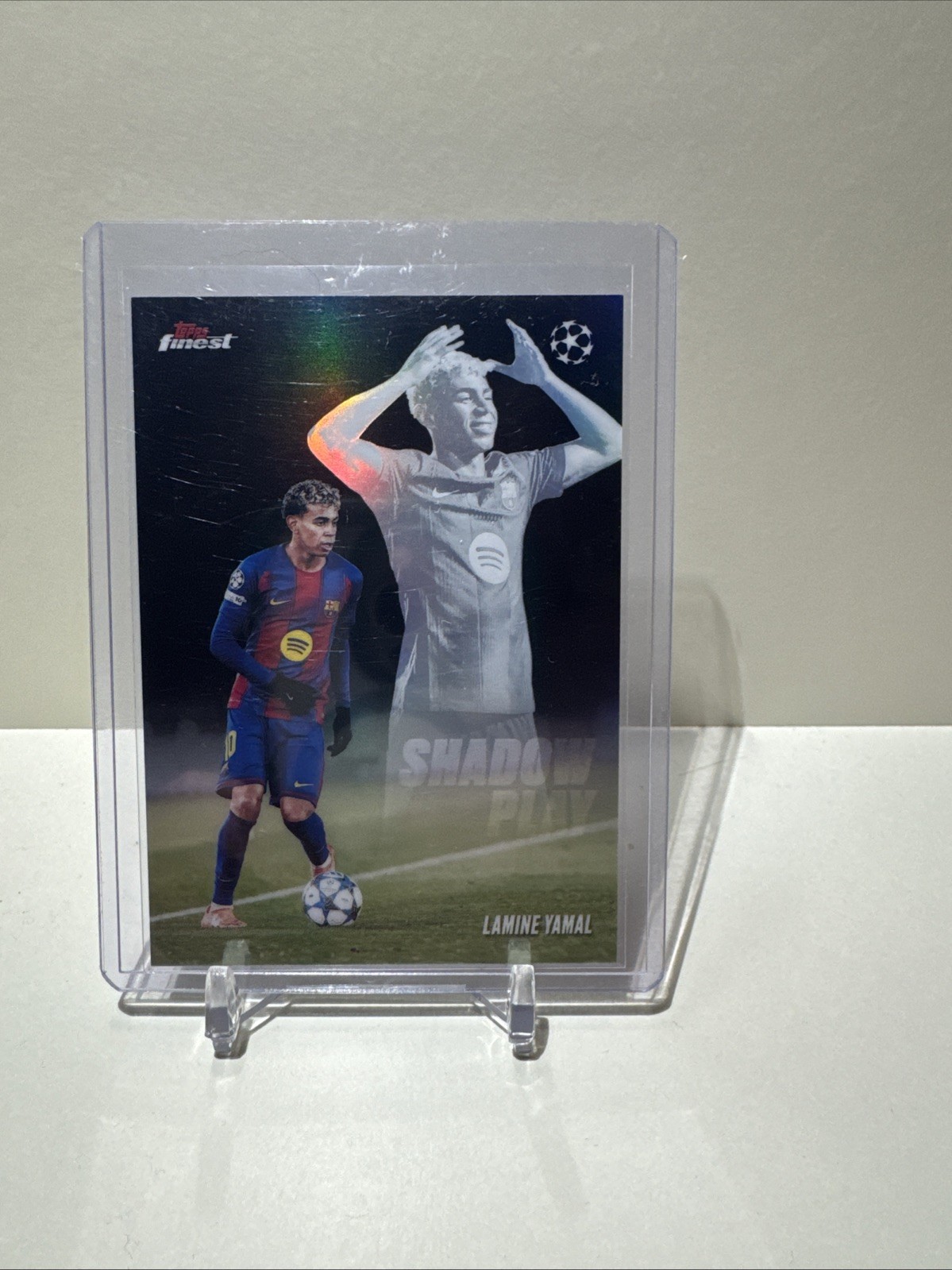 2025/26 Topps Finest Lamine Yamal Shadow Play SP - FC Barcelona
