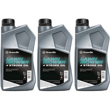 x3 4 Stroke Lawn Mower Oil 1L Engine Oil Petrol Garden Machinery SAE 30