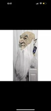 Mario Chiodo 2004 Wizard Mask Warlock Long White Beard Bald Troll Elf Overhead