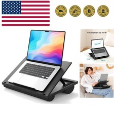Laptop Desk, Portable Laptop Stand Fits Up to 15.6 Inch Laptops, Adjustable w...