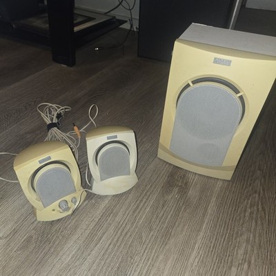Vintage Altec Lansing Speakers AVS300 No Power Cord Please See Photos