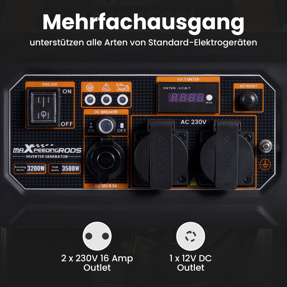 Baustellen-Stromerzeuger & -Generatoren mit Benzin online kaufen
