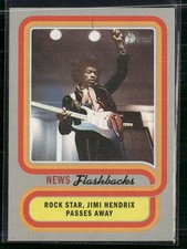 2019 Topps Heritage #NF-1 Music World Loses Jimi Hendrix News Flashbacks