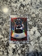 2025 Panini Select #SP-JLH Jalen Hurts Signatures Maroon Prizm #/75