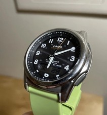 CASIO WAVE CEPTOR WVA-M630 Black Atomic Solar Men's Watch 43 Archer Strap