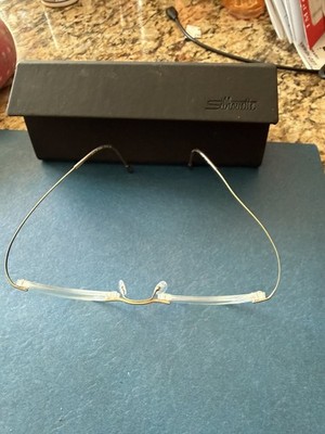 Silhouette 5515 TMA Must Collection Matte Gold Titanium Rimless Frames 8540