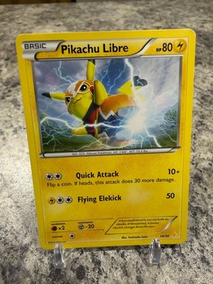 Pikachu Libre (14 - Non-Holo) 14/30 XY Trainer Kit: Pikachu Libre & Suicune...LP