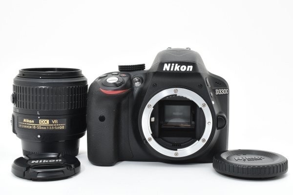 [MINT SC:6090] Nikon D3300 24.2 MP DSLR Camera W/ 18-55mm VR II Lens Japan