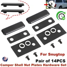 For SNUGTOP PARTS, SNUGTOP NUT PLATES FOR ALL GLASS REAR DOORS - PAIR OF 14 PCS