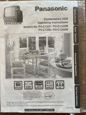 Panasonic Combination VCR PV-C1320/30W/40/50W Owners Manual