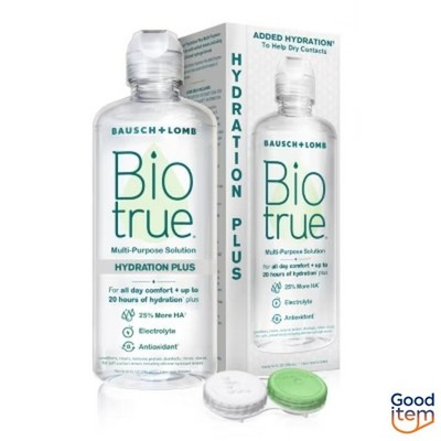 Biotrue Hydration Plus Contact Lens Solution for Hydrating Eye Care - 10 fl oz