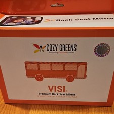 COZY GREENS VISI Premium Rear Facing Baby Car Mirror Black for Infant Toddler