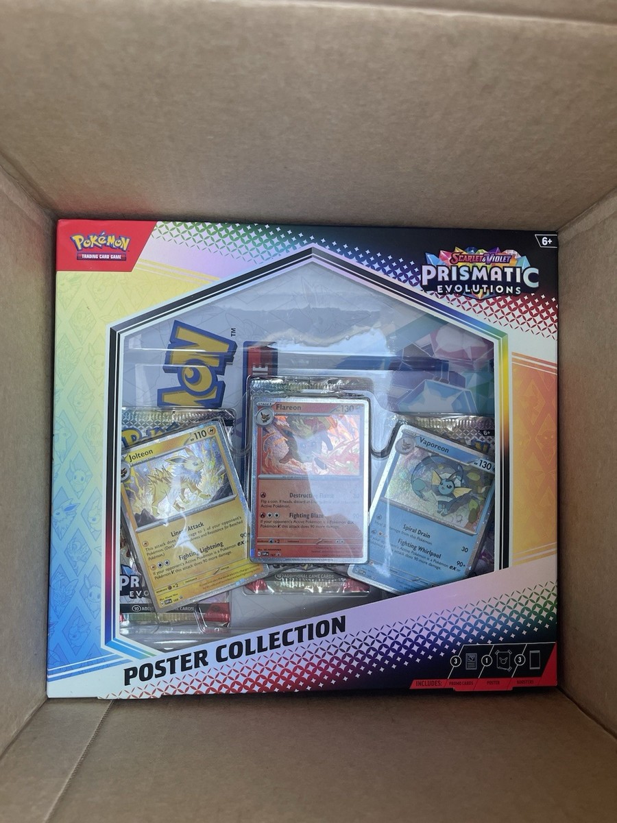 pokemon trading card game prismatic evolutions poster collection Opening The colourful Pokemon TCG: Scarlet & Violet