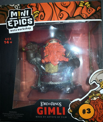 MINI EPICS HERR DER RINGE GANDALF DER GIMLI #3 WETA WORKSHOP