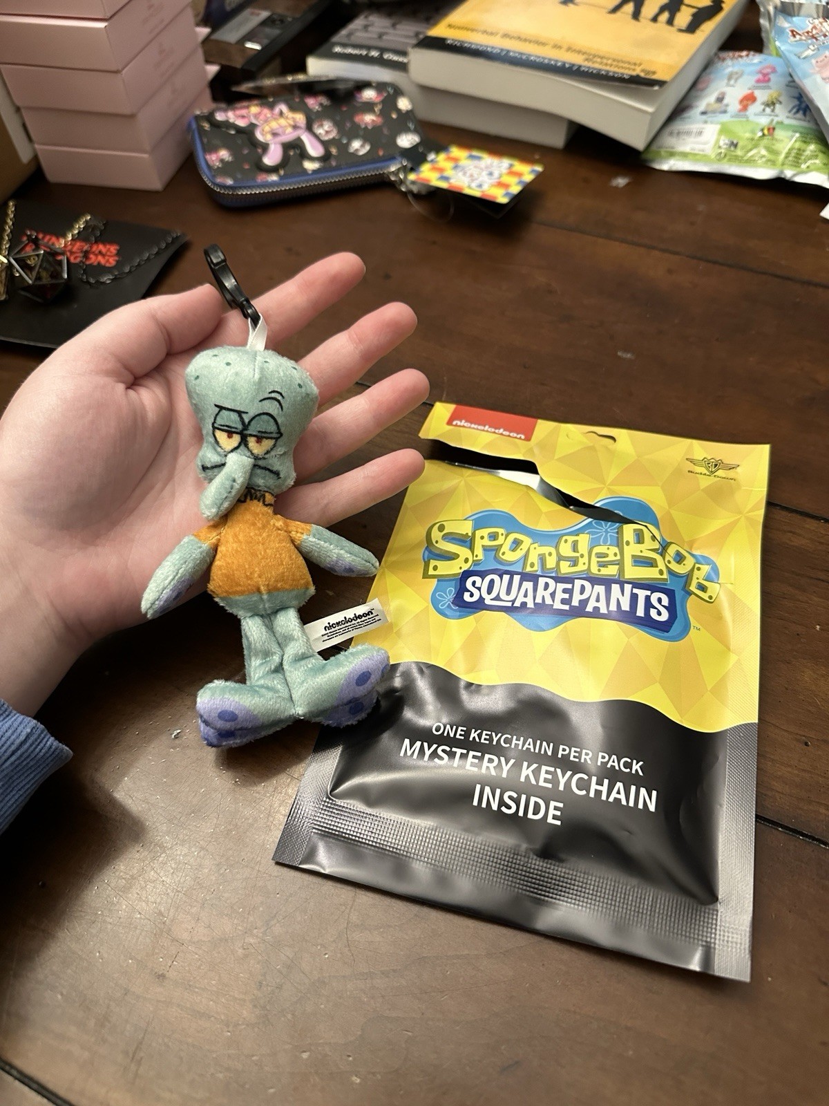 Collectibles: Squidward Plush Keychain - SpongeBob SquarePants - OPEN - New