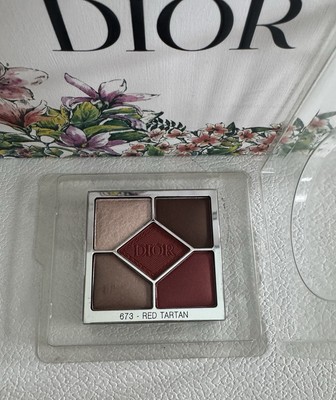 Authentic DIOR DiorShow 5 Couleurs High-Colour Eyeshadow Palette 673 Red Tartan