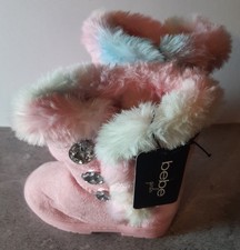 Bebe Girls Pink Boots Size 7