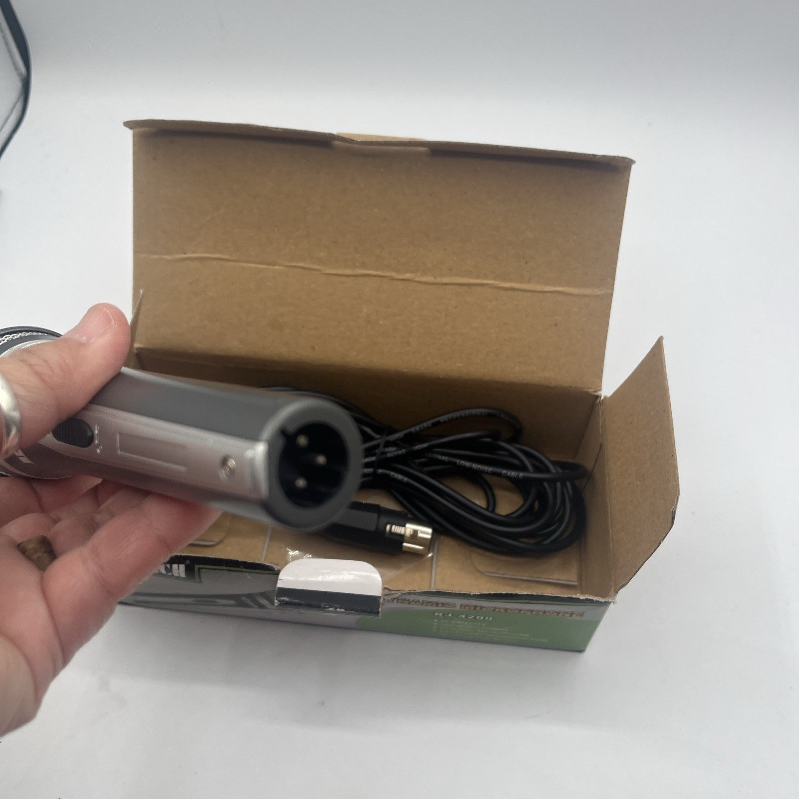 Ritech Dynamic Mircrophone Gray Hi-Fidelity Uni-Directional RJ-4200