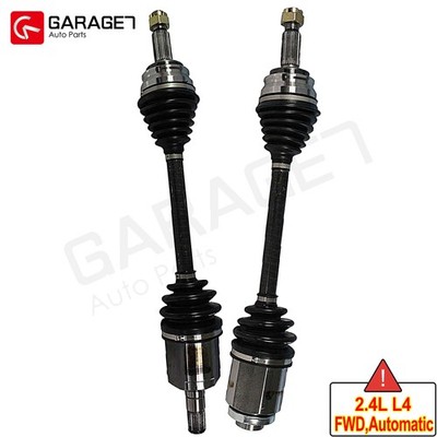 For 2014-17 Jeep Compass Patriot 2.4L FWD Auto Trans Front Pair CV Axle Assembly