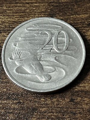 Australia 1982 20 Cents Copper-Nickel Queen Elizabeth II Platypus